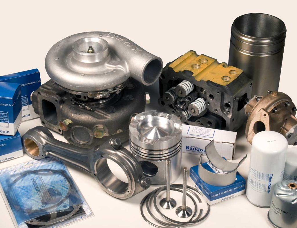Diesel, marine and generator parts inventory